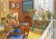 Carl Larsson Writing Letters Germany oil painting artist